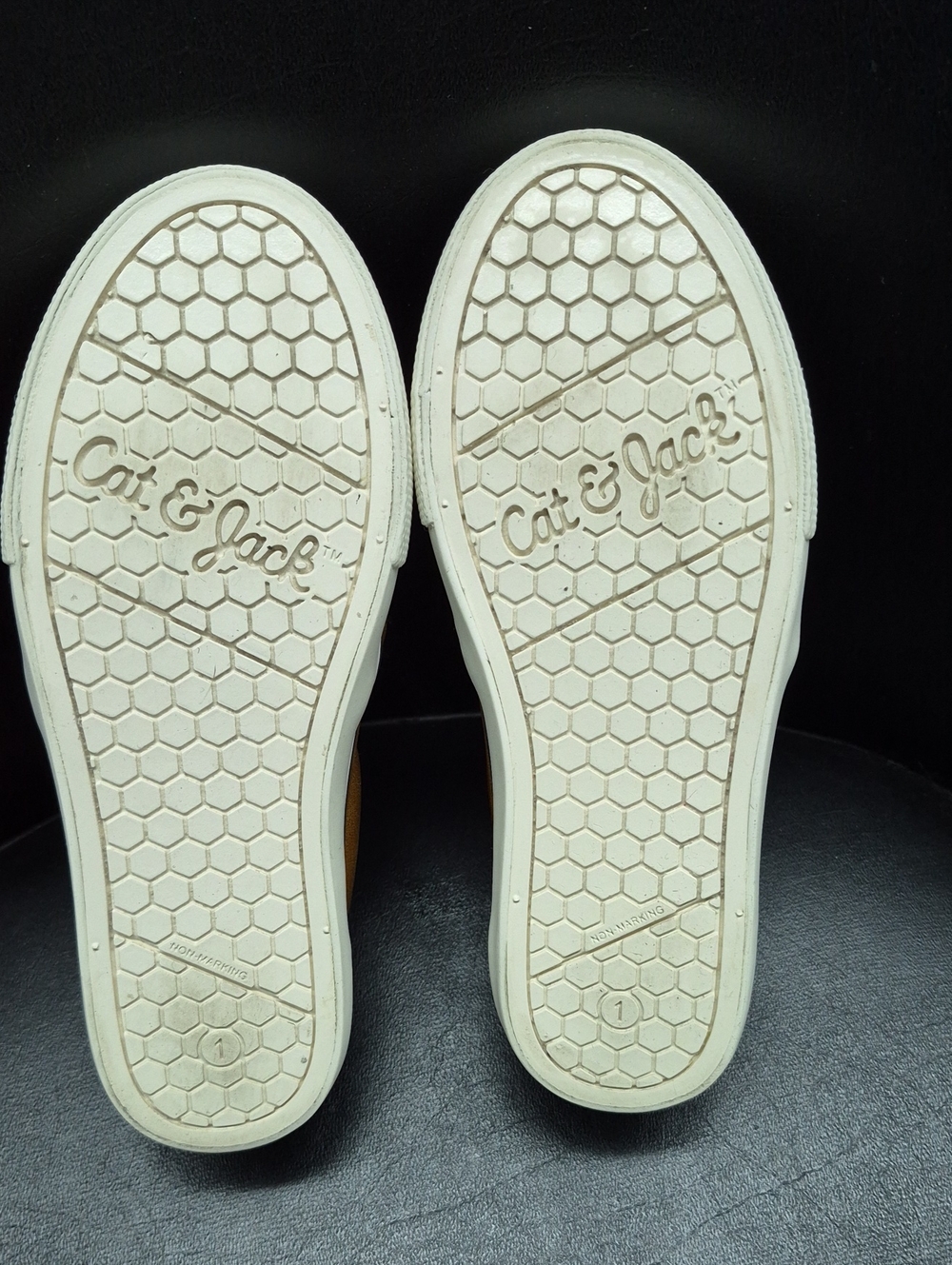 Cat & Jack Tan Slip-On Sneakers - Picture 5 of 6